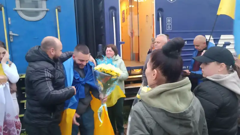 Три роки в полоні: у Знам’янці зустріли морпіха Валентина Маринича