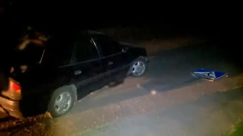 У Кропивницькому нетвереза водійка збила дорожній знак: на жінку склали два протоколи