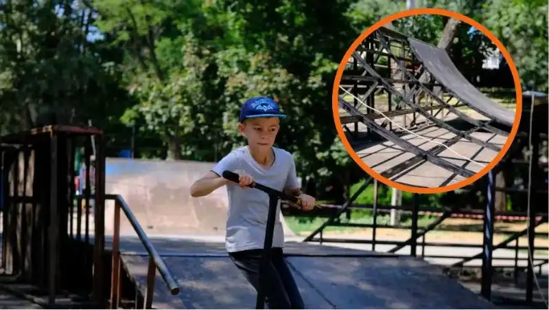 У Кропивницькому оновлюють скейт-парк у Ковалівському парку